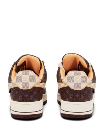 NIK AIRFORCE 1 X LOUISS VUITTON BY VIRGIL ABLOH BROWN
