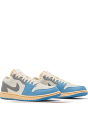NIKEE Air Jordan 1 Low Tokyo Vintage UNC Grey Semi UA