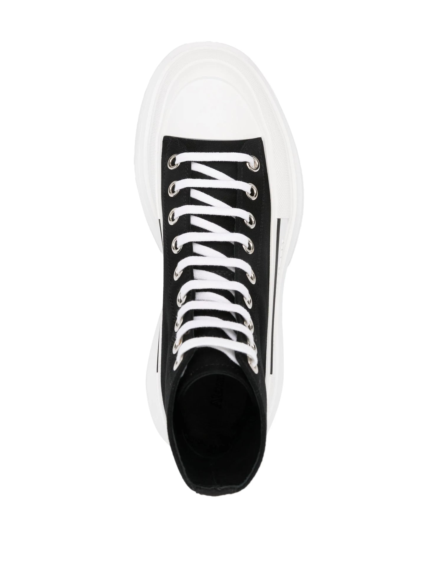 Alexander McQueen Tread Slick High Black White