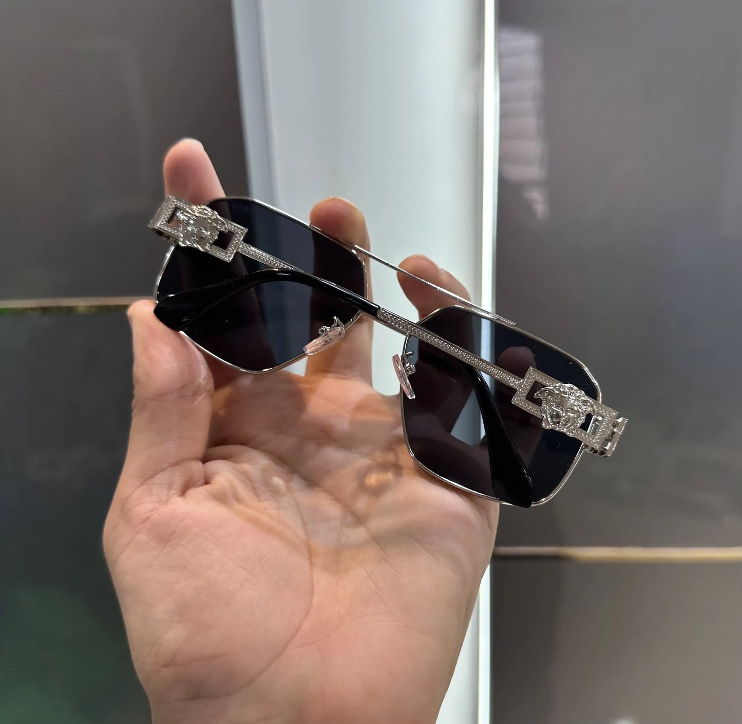 VeR-sace Silver Black Premium Shades 2602