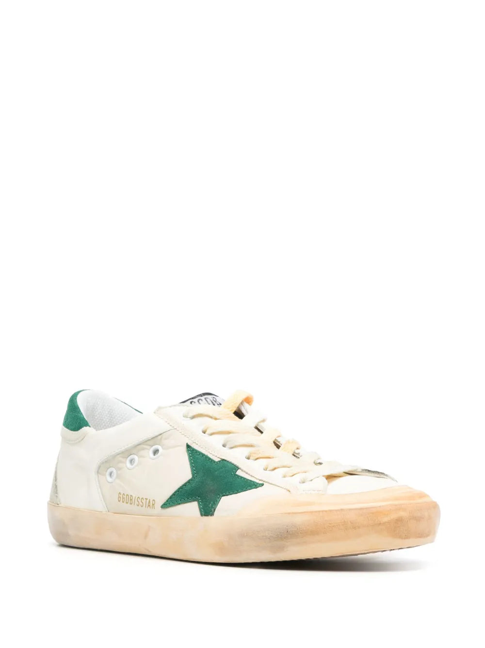 GOLDEN GOOSE BALLSTAR WHITE GREEN