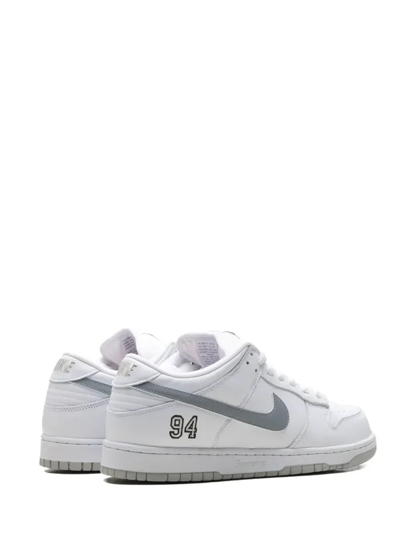 NI.KE SB DUNK LOW SUPREME 94 FULL WHITE