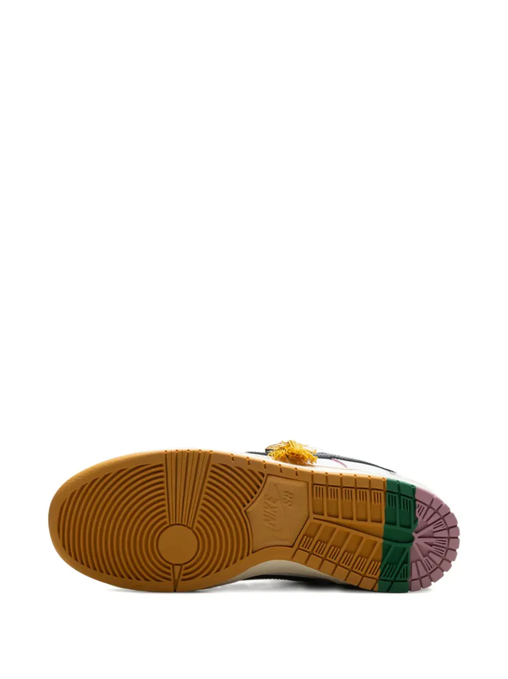 NIK.E sb dunk low pro x csef white and black