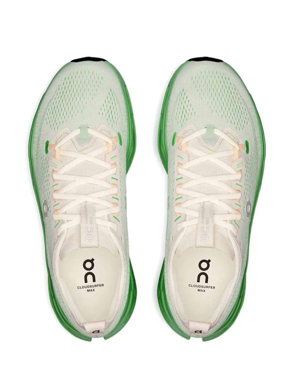 On Cloud Surfer Max White Green fix