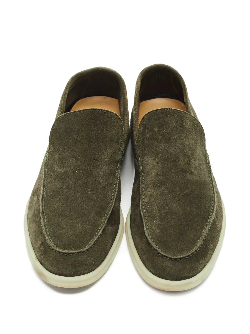 LORO PIANA SUMMER WALKS LOAFER SUEDE GREEN 300