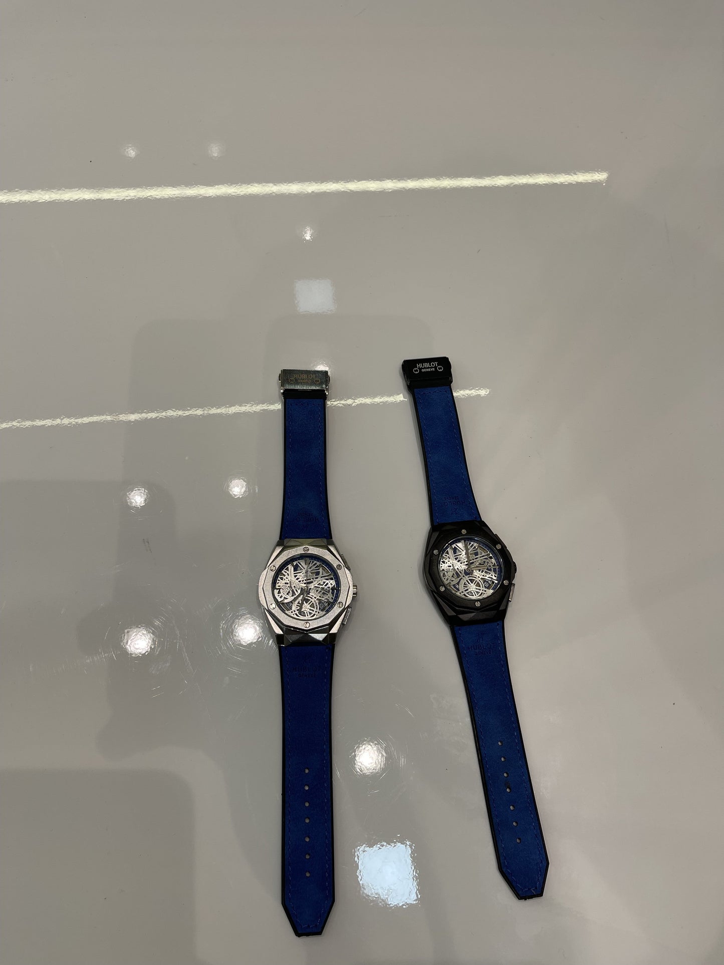 HUBLOT SILVER QUARTZ WATCH