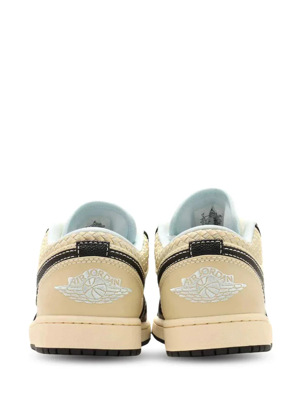 nikee air jordan retro 1 low se coconut milk black