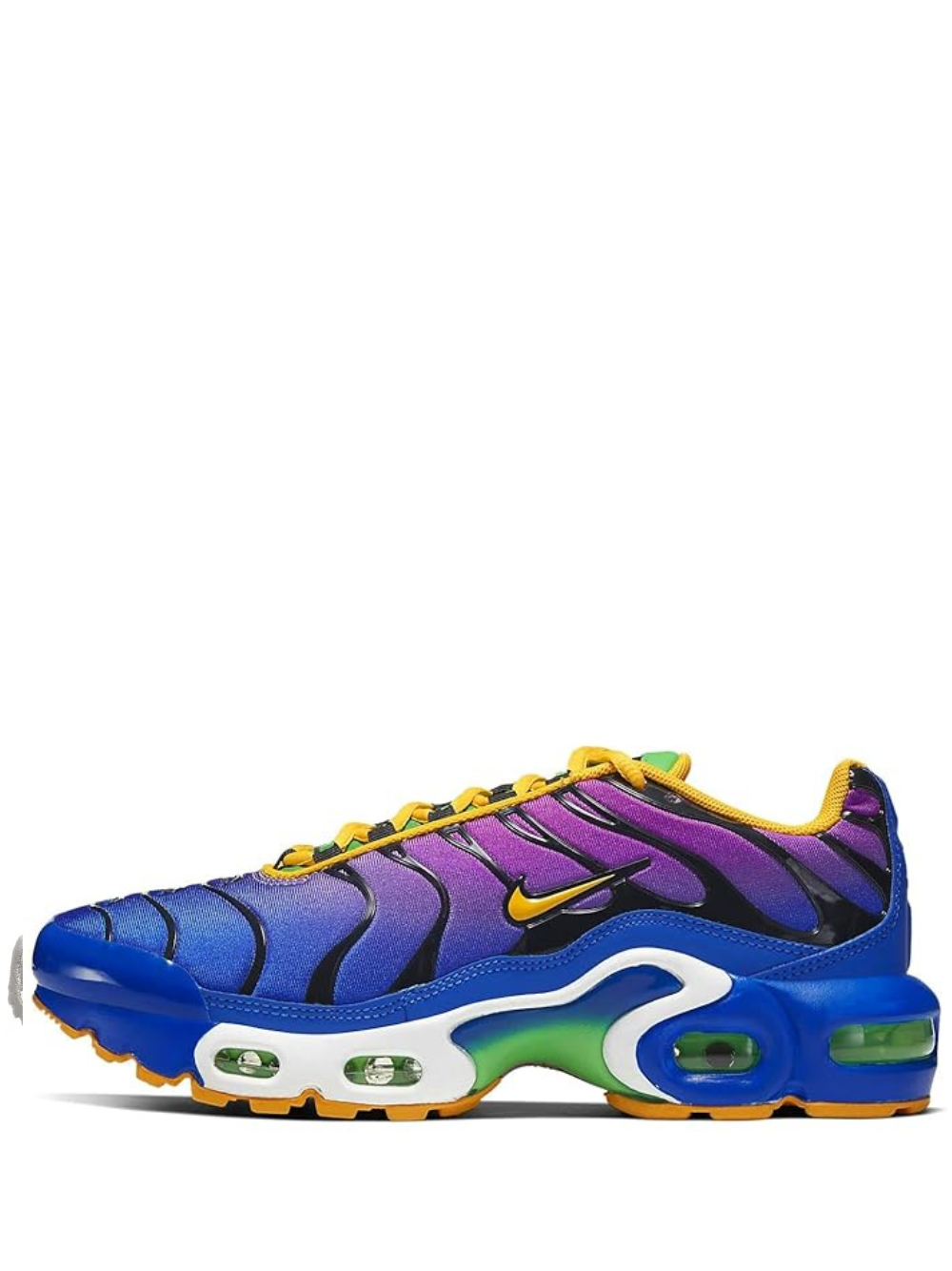 Nikee airmax plus tn flamingo gold purple black gym running shoes trainers