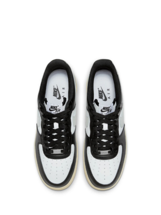 NIK.E AIRFORCE 1 LOW WHITE LIGHT SILVER COCONUT MILK BLACK