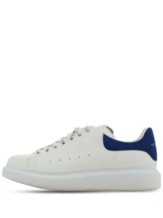 ALEXANDAR MCQUEE.N WHITE BLUE SNEAKERS