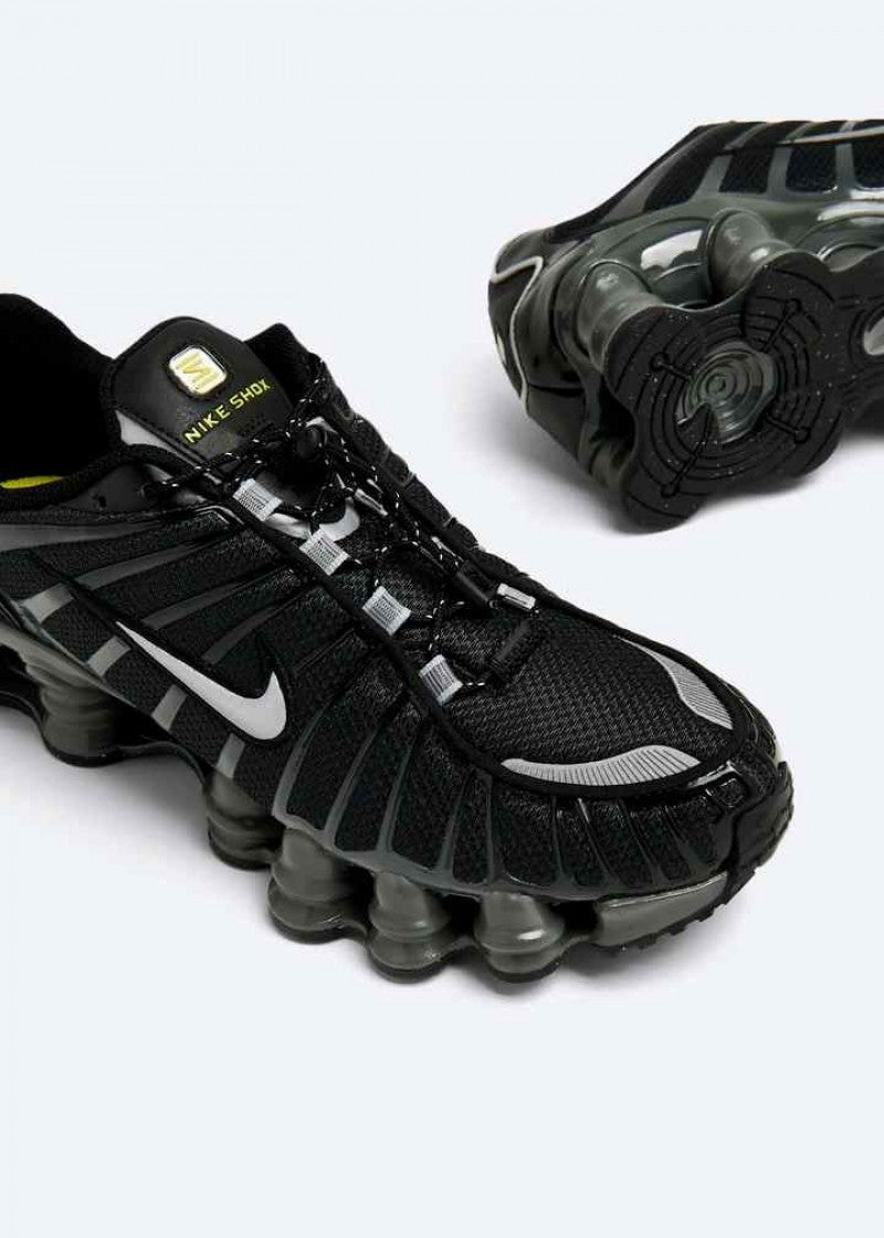 Nikee Shox TL Black And Metallic Silver