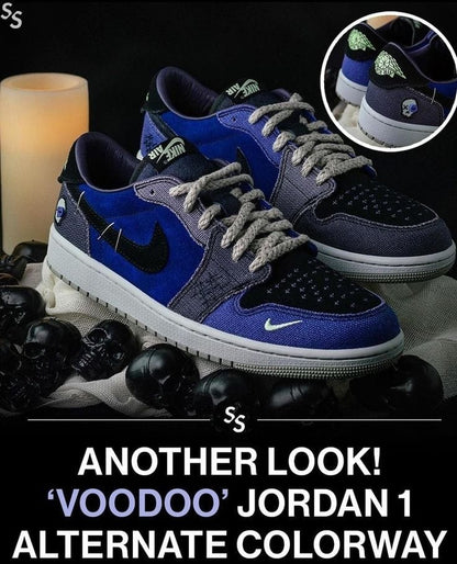 Nike Air Jordan 1 Low OG X Zion Williamson Voodoo Alternate