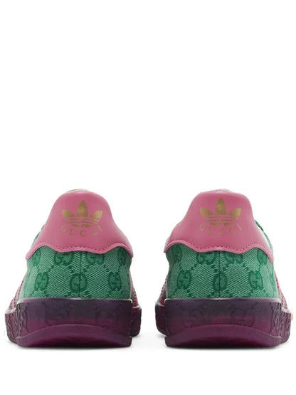 adidass x gazellee green pink fix