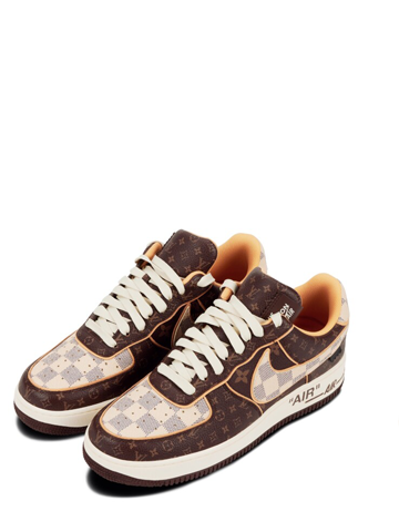 nikee louis vuitton x air force 1 low brown
