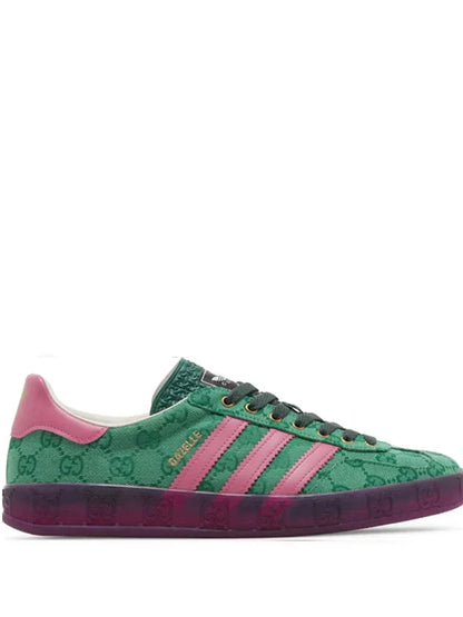 adidass x gazellee green pink fix