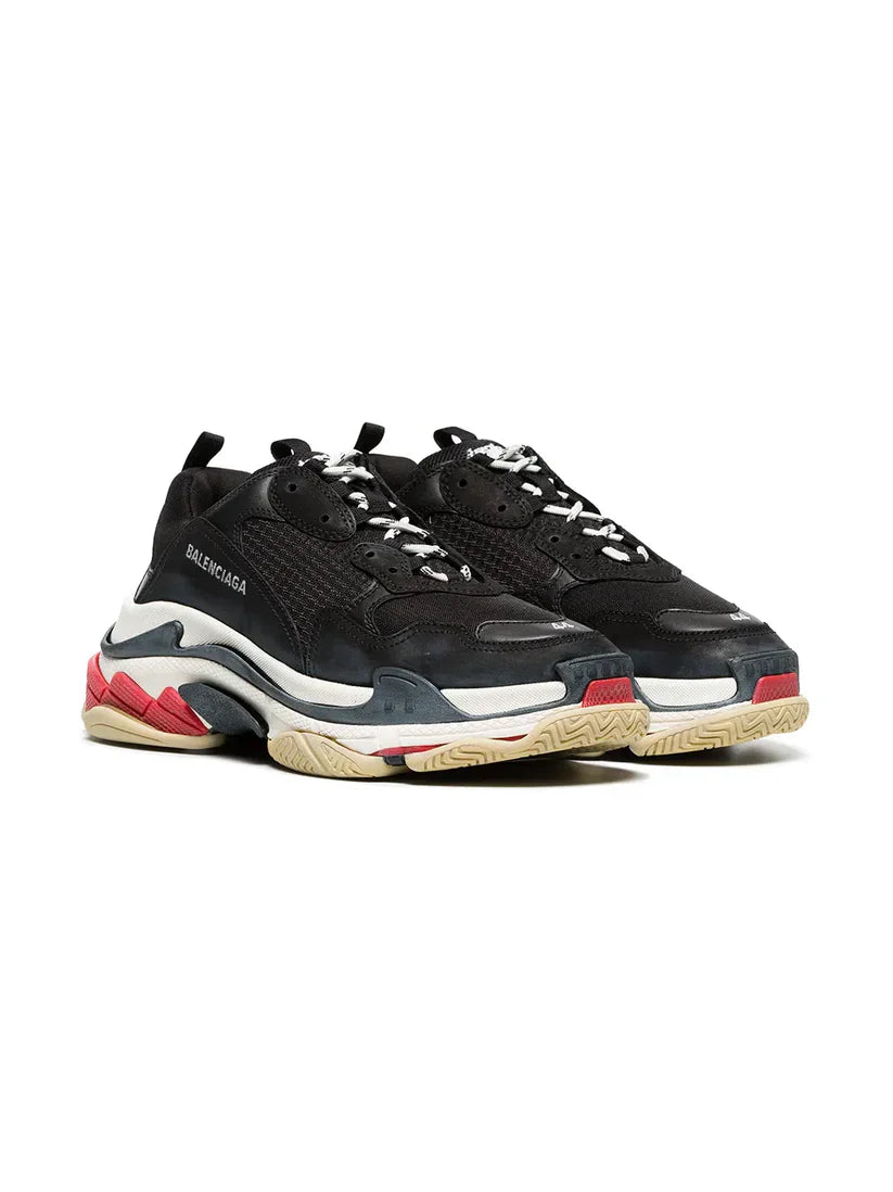 Balenciag_a Tripe S Black White Red Fix
