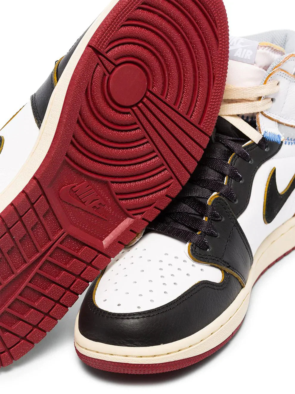 AIR JORDAN 1 RETRO HIGH UNION LOS ANGELES BLACK TOE UA QUALITY