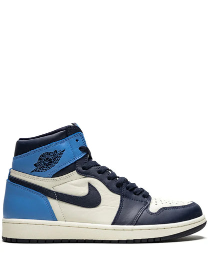 Nik_eAir Jordan Retro 1 Obsidian Blue UA