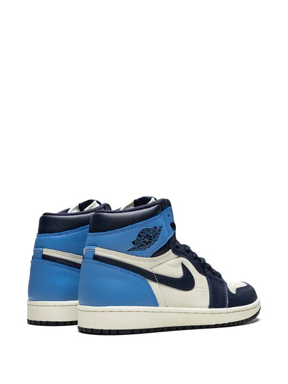Nik_eAir Jordan Retro 1 Obsidian Blue UA