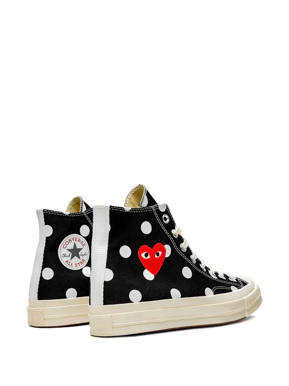 all star comme des gar ons play x chuck 70 high top sneakers Sale
