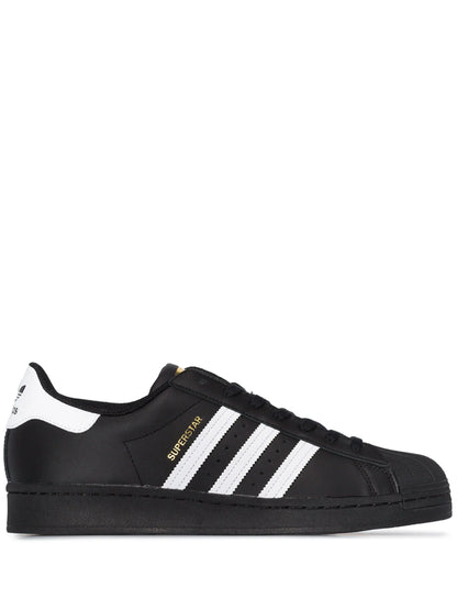 Adidas Superstar Black White Leather