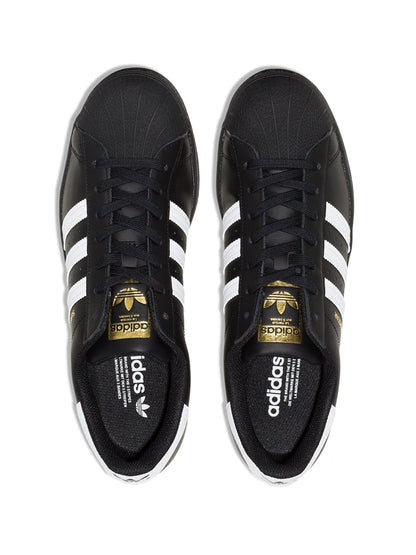 Adidas Superstar Black White Leather