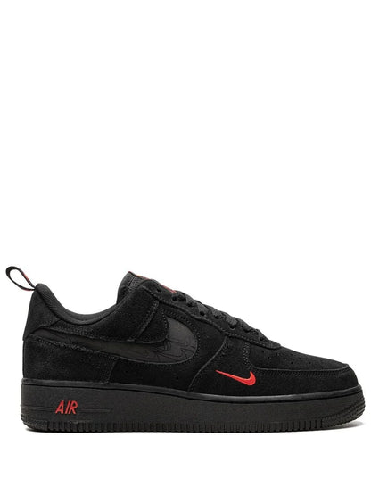 Nik_e Airforce 1 Low Multi Swoosh Black Crimson