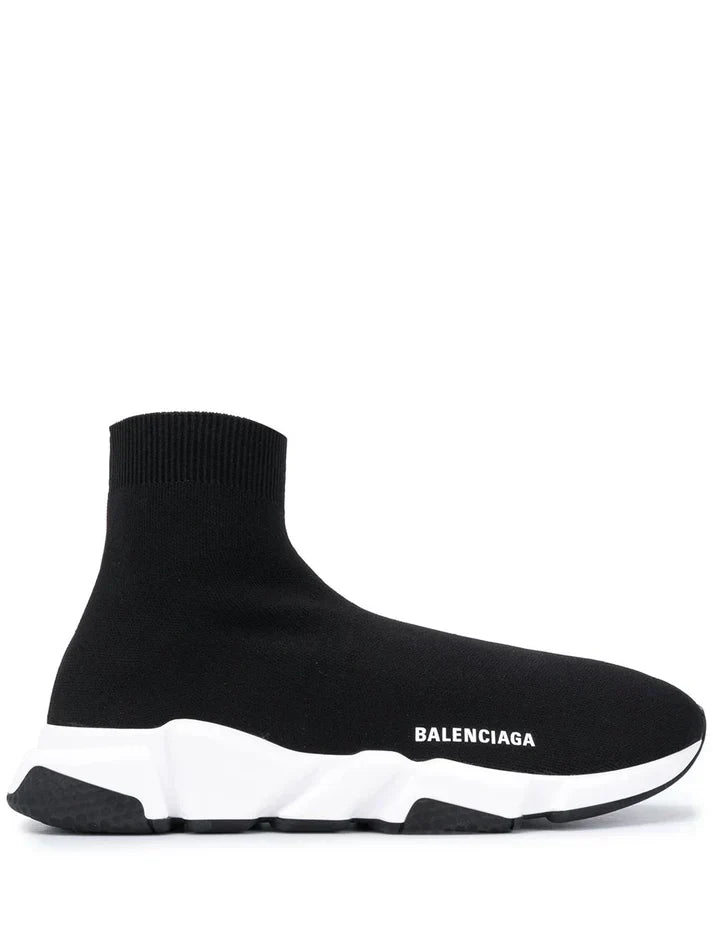 BALENCIAGA__ SPEED TRAINER Black white 477