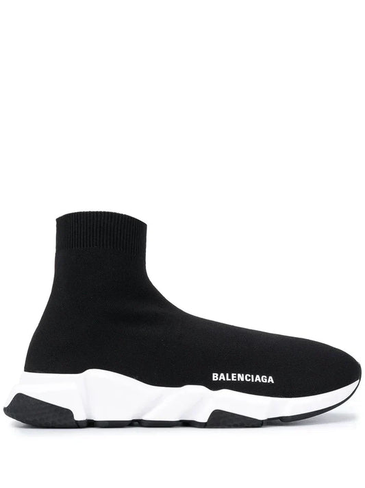 BALENCIAGA__ SPEED TRAINER Black white 477