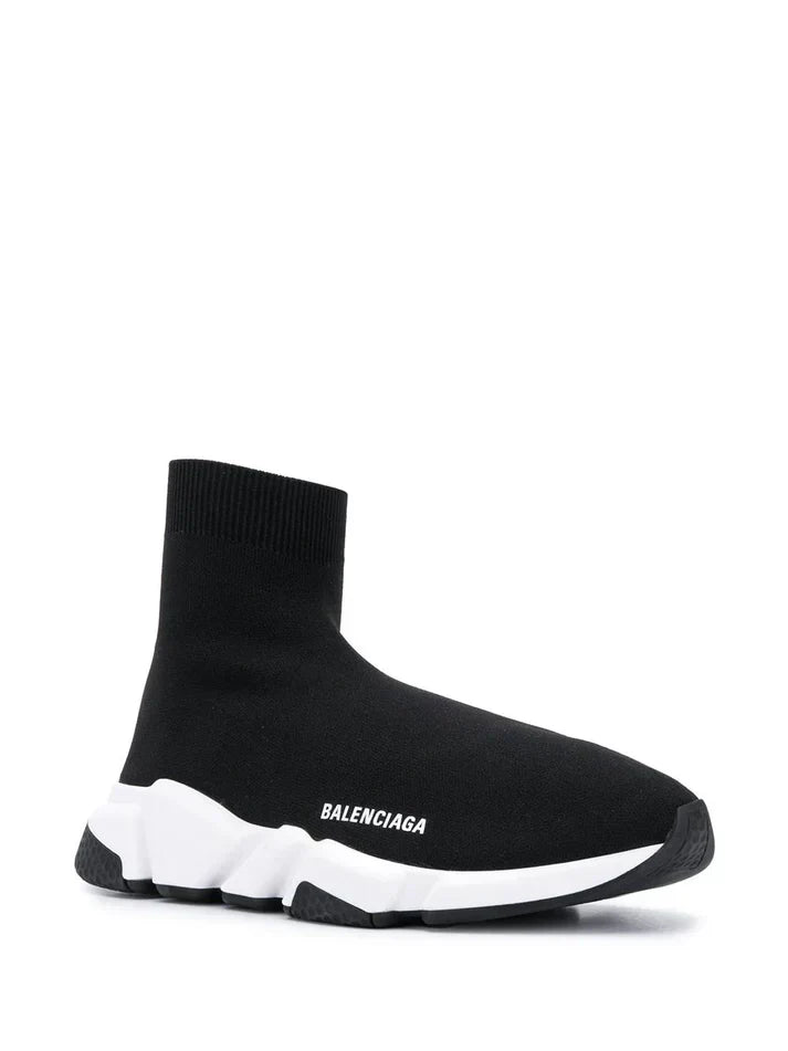BALENCIAGA__ SPEED TRAINER Black white 477