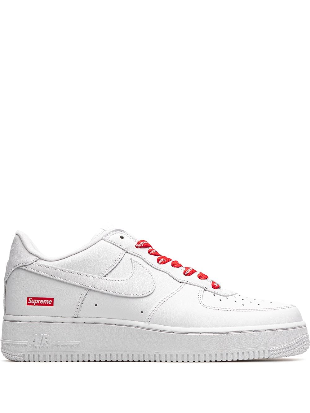 Nike Airforce 1 x supreme cream red sneakers