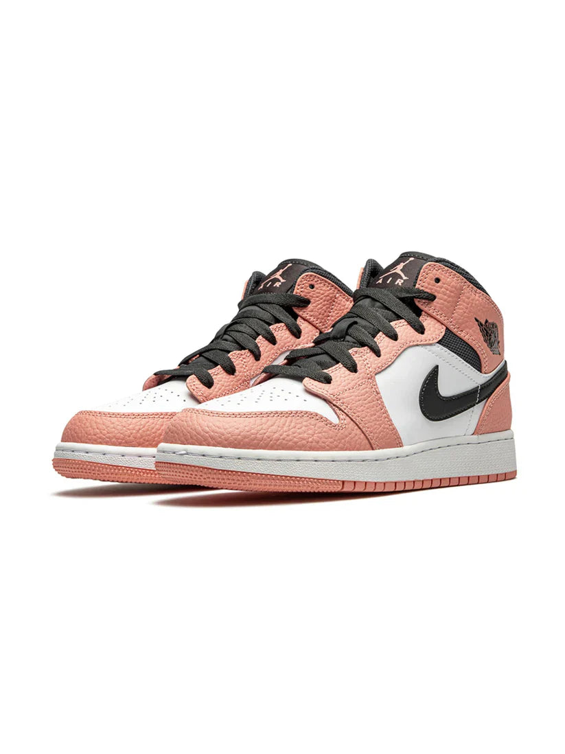 nikee air jorden 1 mid gs pink quartz for her