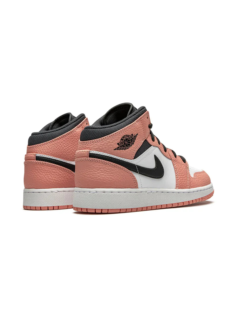 nikee air jorden 1 mid gs pink quartz for her