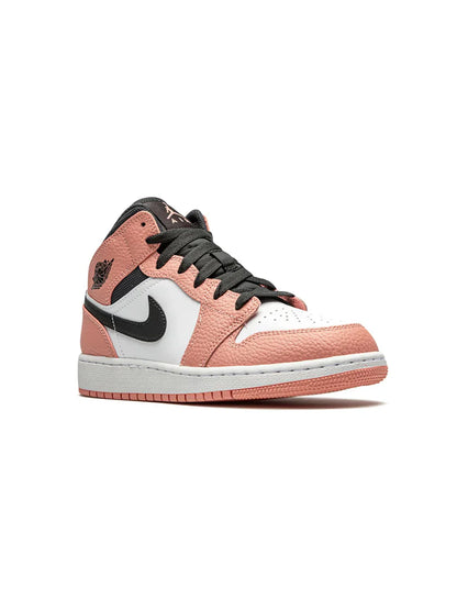 nikee air jorden 1 mid gs pink quartz for her