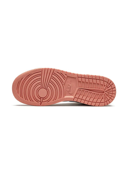 nikee air jorden 1 mid gs pink quartz for her
