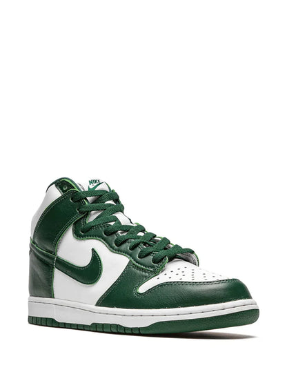 sb dunk high spartan green fix