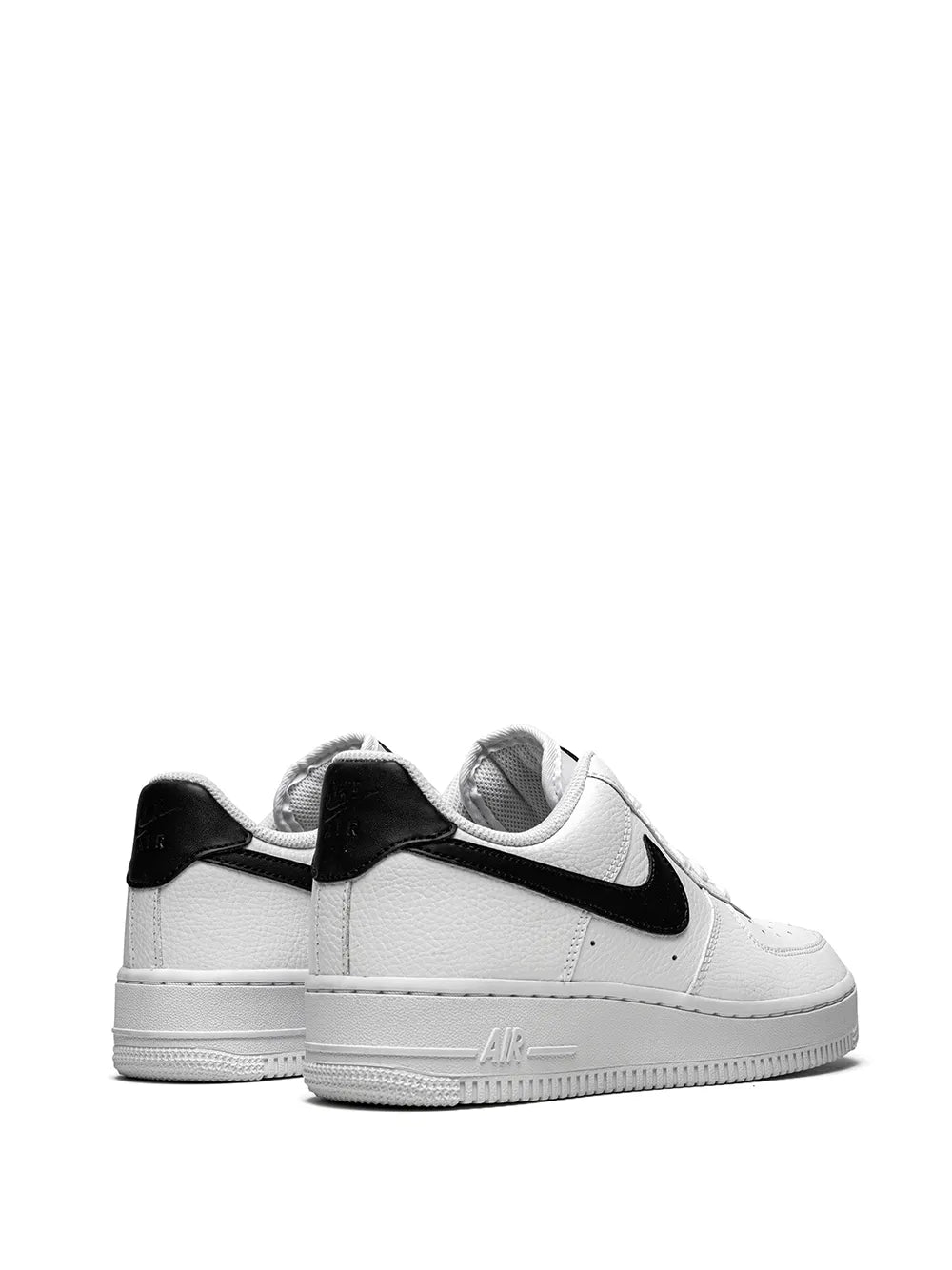 Nik ee Airforce 1 Low white black swoosh