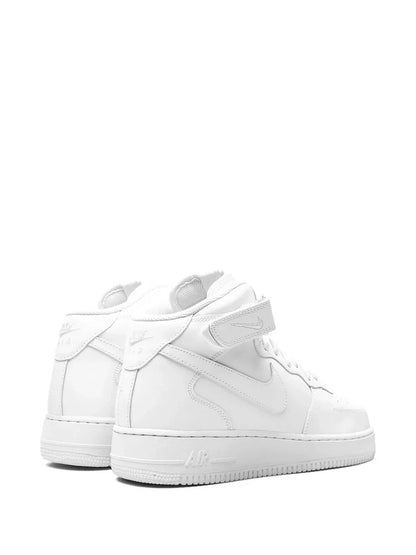 Nik_e airforce 1 mid first leather ua with bag keychain bottle lace fix