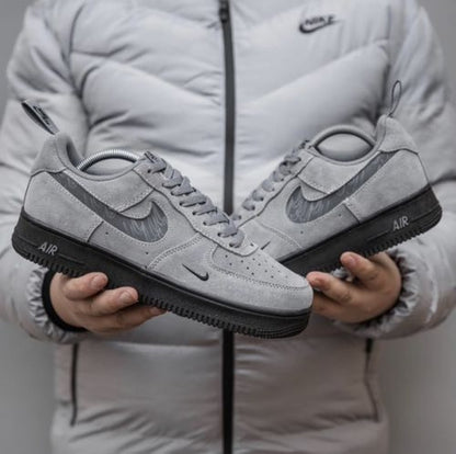 Nike Airforce 1 07 LV8 SE reflective swoosh cool grey