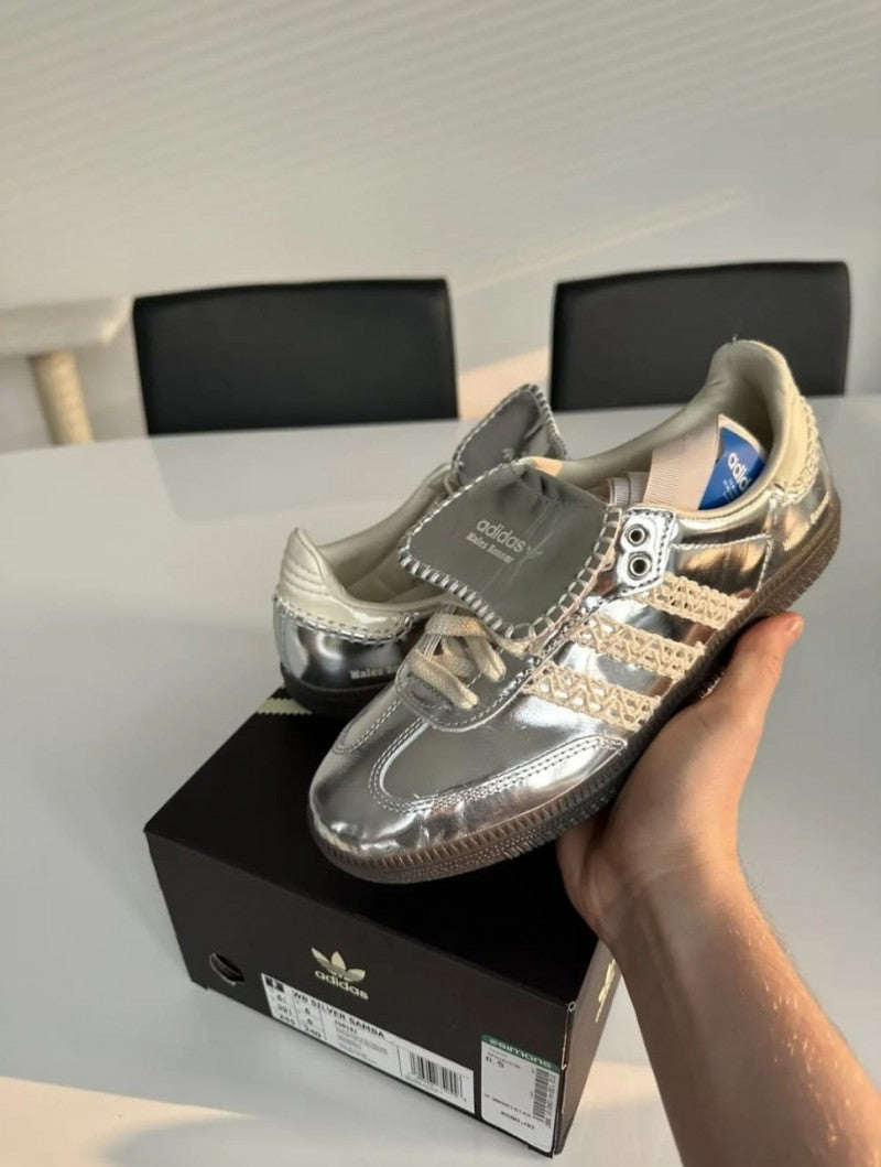 Adidas Samba x Wales Bonner Silver
