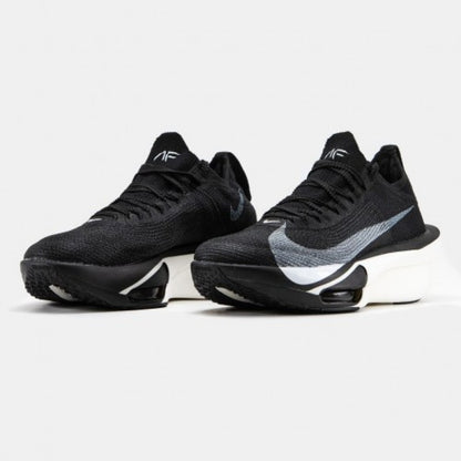 Nike Mens Air Zoom Alphafly 3 Running Shoes BLACK WHITE
