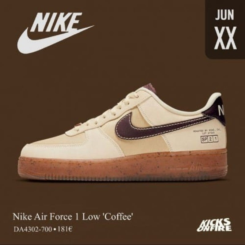 nike Airforce 1 low coffee