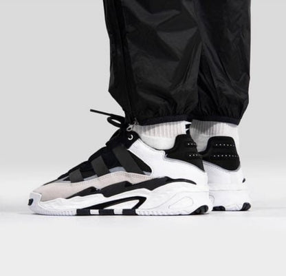 ADIDAS Niteball Low Top BLACK WHITE