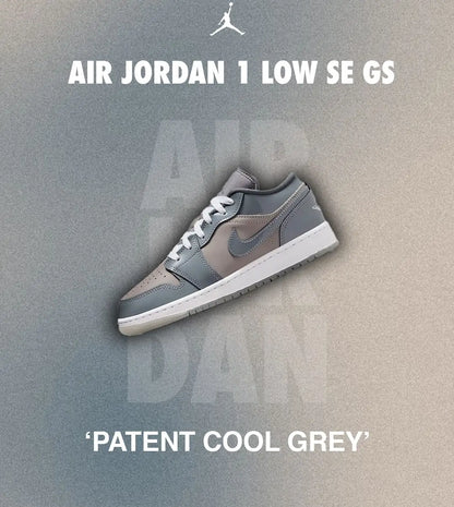 Nike Air Jordan 1 Low SE MEDIUM GREY COOL GREY WHITE (FIX)
