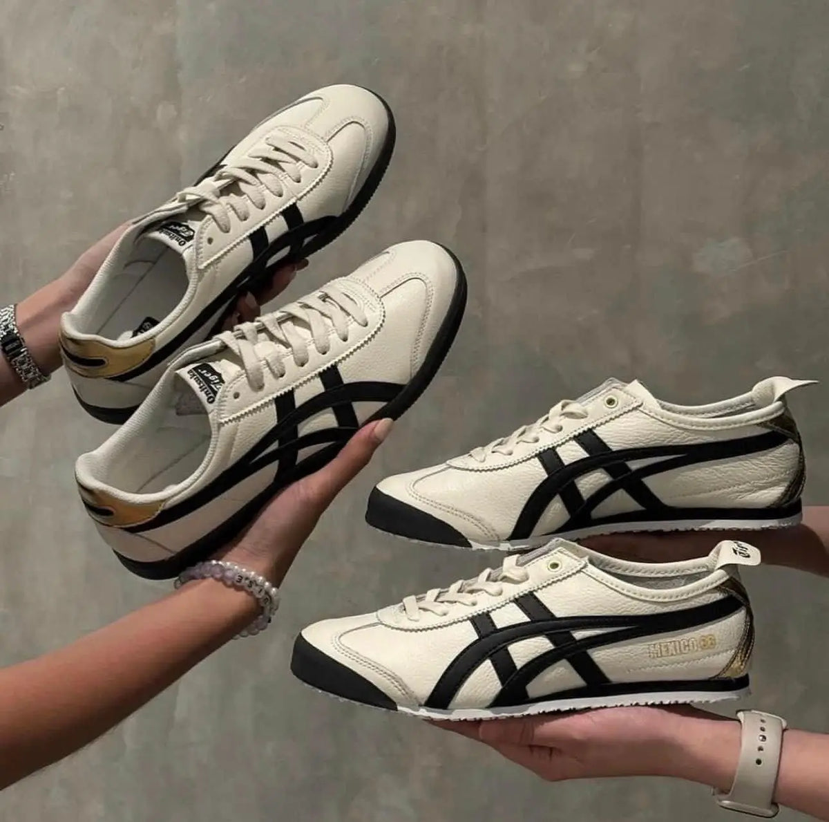 Onitsuka Tiger Mexico 66 CREAM BLACK GOLD