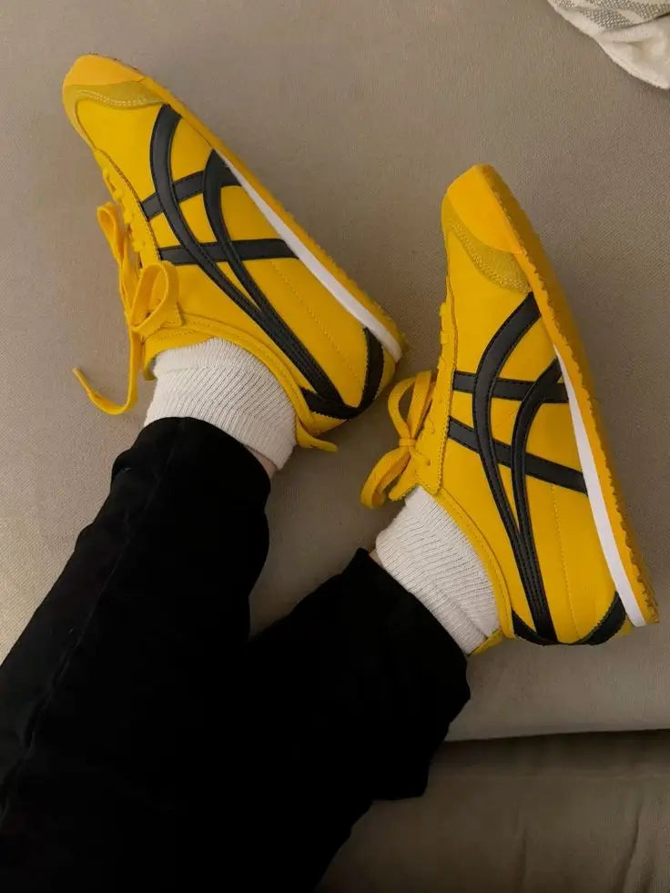 Onitsuka Tiger Mexico 66 Yellow Black Sneakers