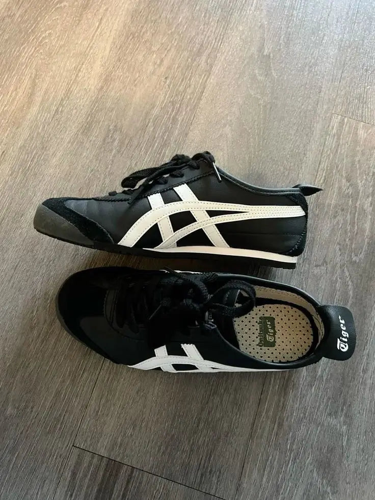 Onitsuka Tiger Mexico 66 Black White Sneakers