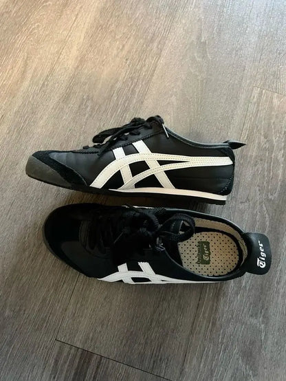 Onitsuka Tiger Mexico 66 Black White Sneakers