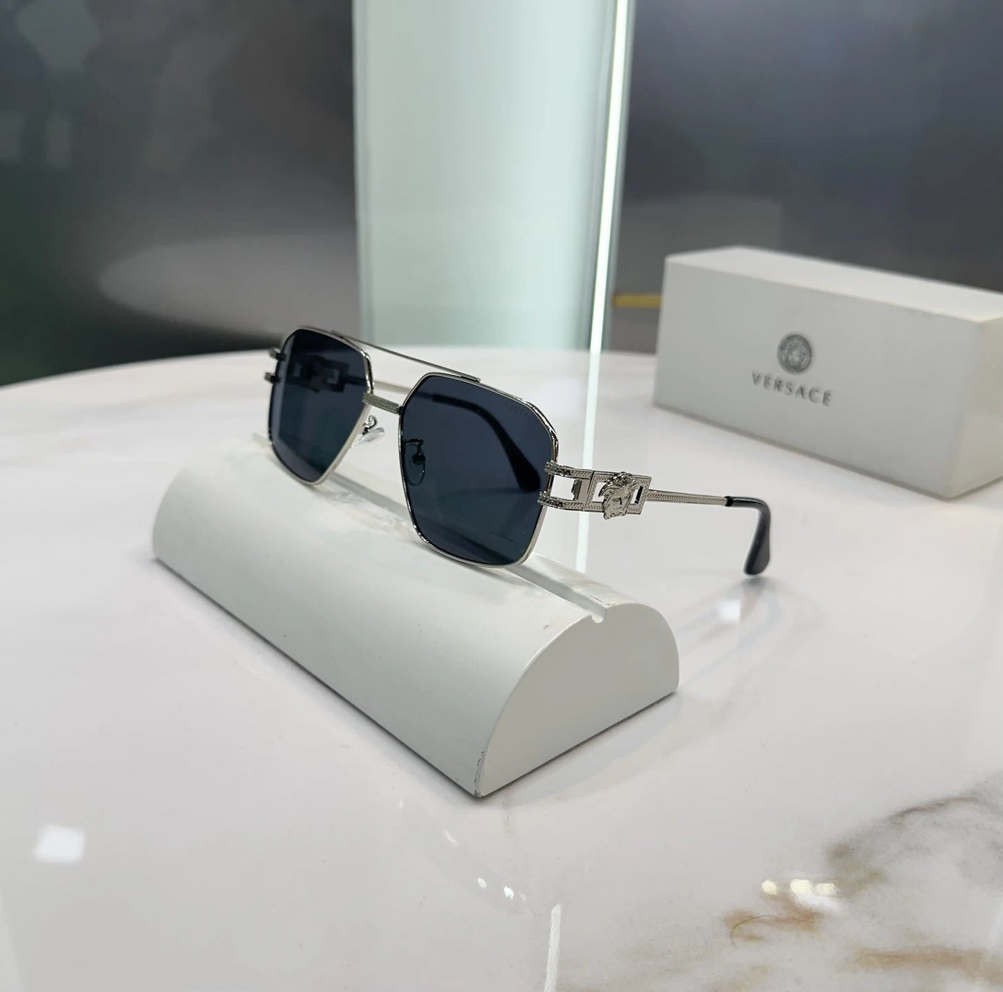 VeR-sace Silver Black Premium Shades 2602