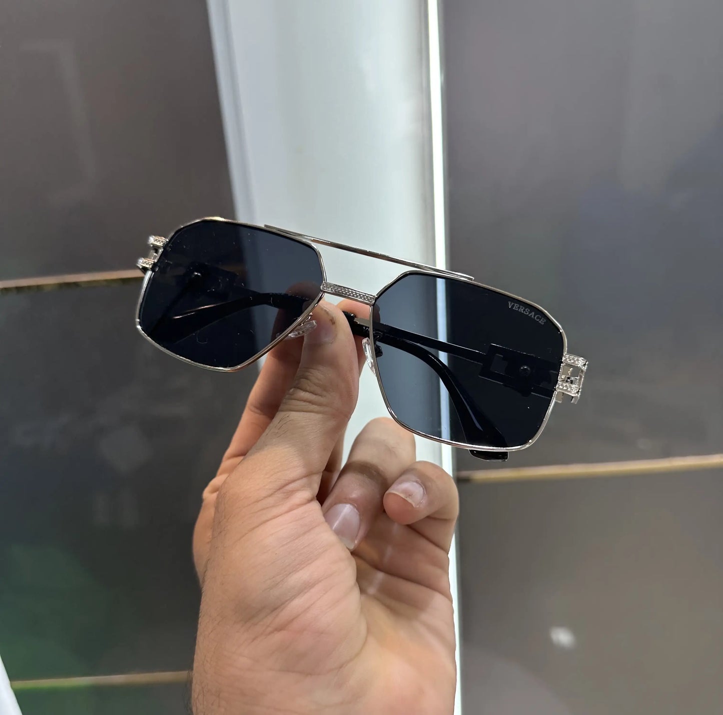 VeR-sace Silver Black Premium Shades 2602